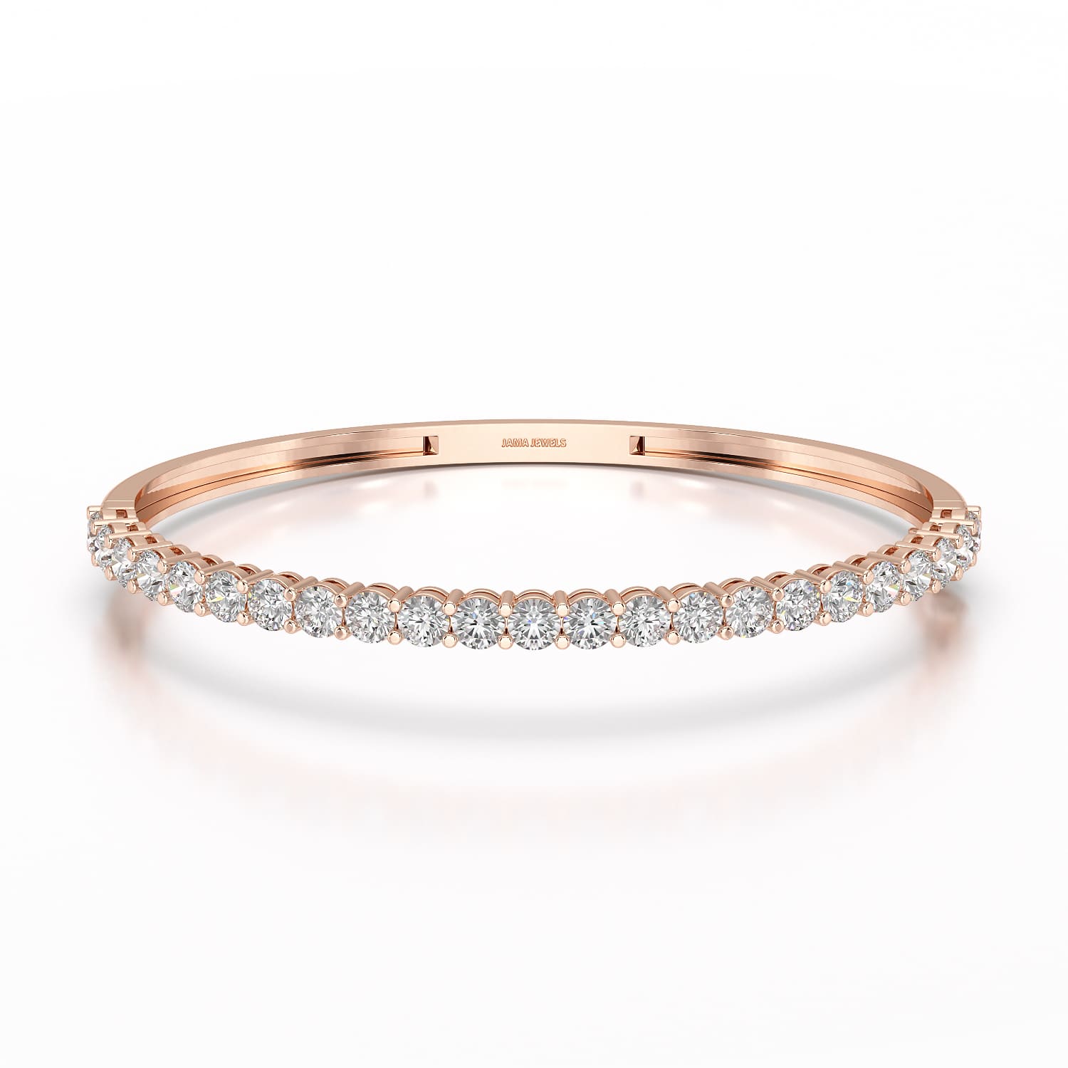 4.6 CT Lab Diamond Round Cut Bangle