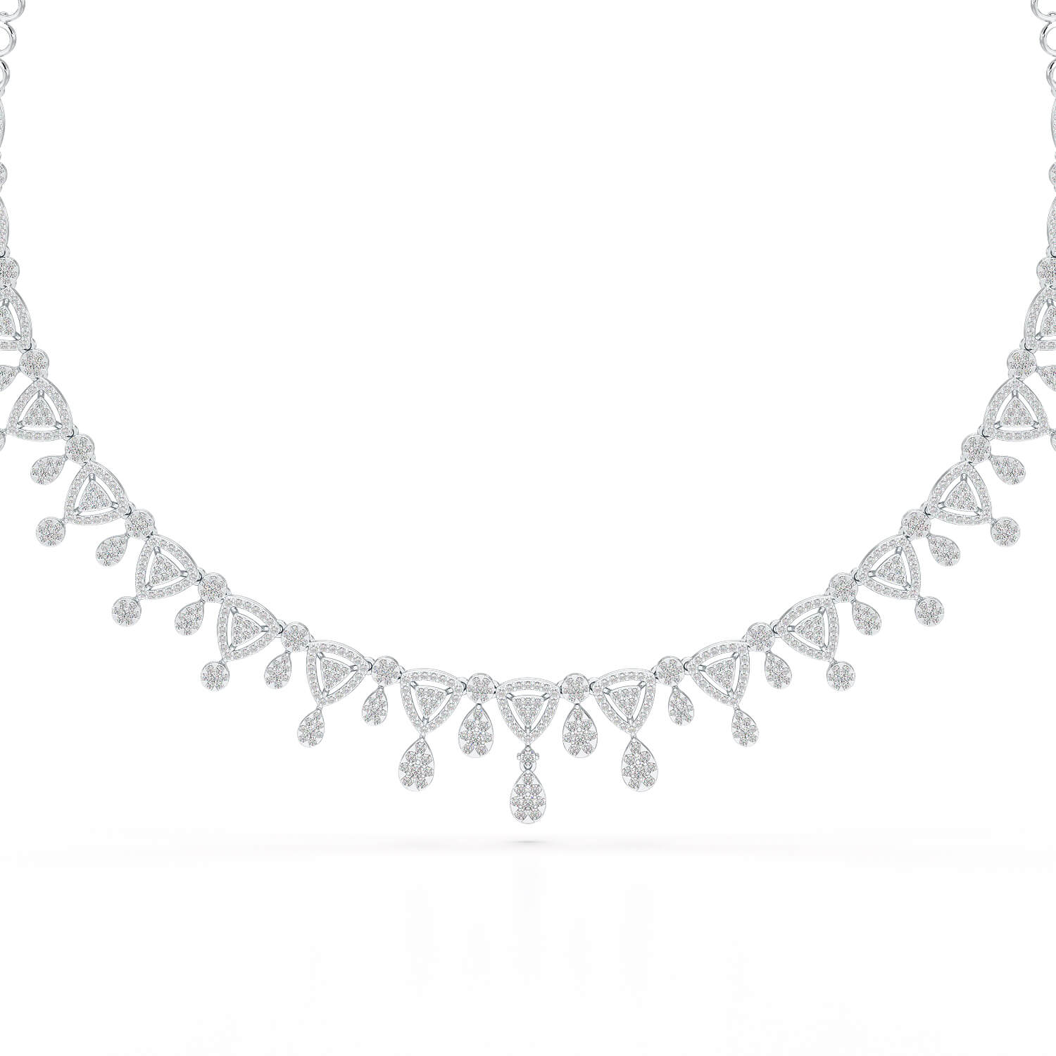 5 CT Lab Grown Diamond Bridal Necklace