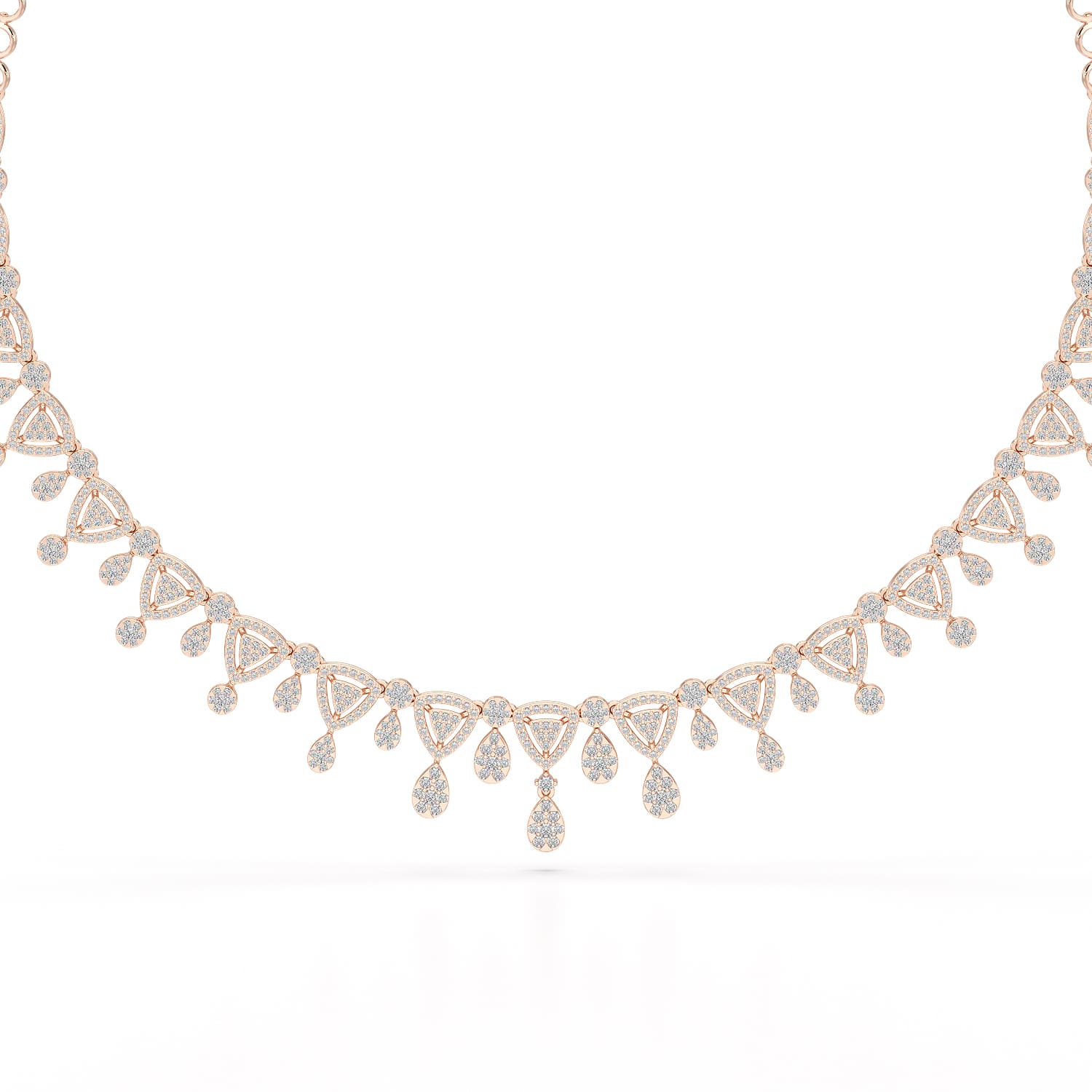 5 CT Lab Grown Diamond Bridal Necklace