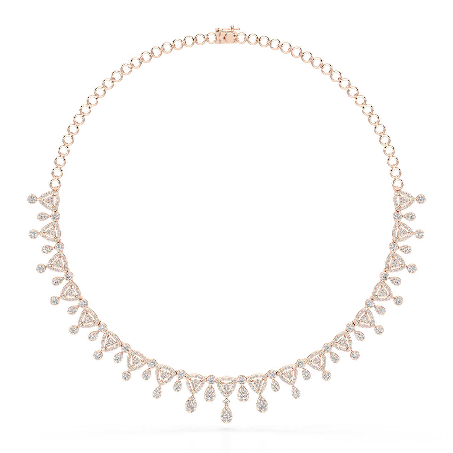 5 CT Lab Grown Diamond Bridal Necklace