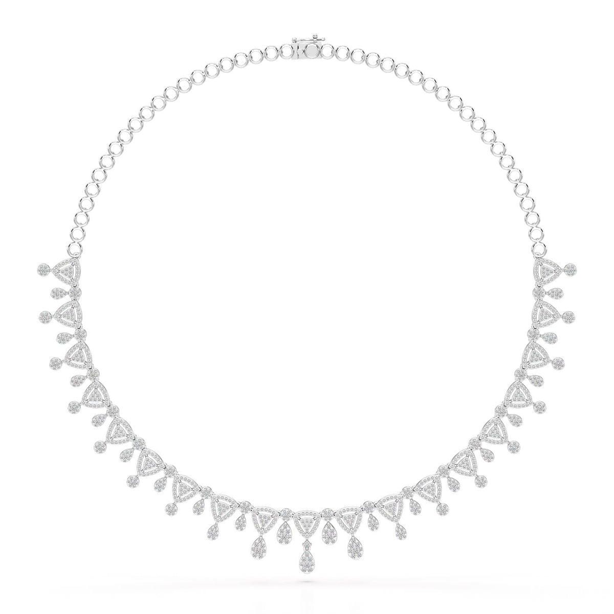 5 CT Lab Grown Diamond Bridal Necklace