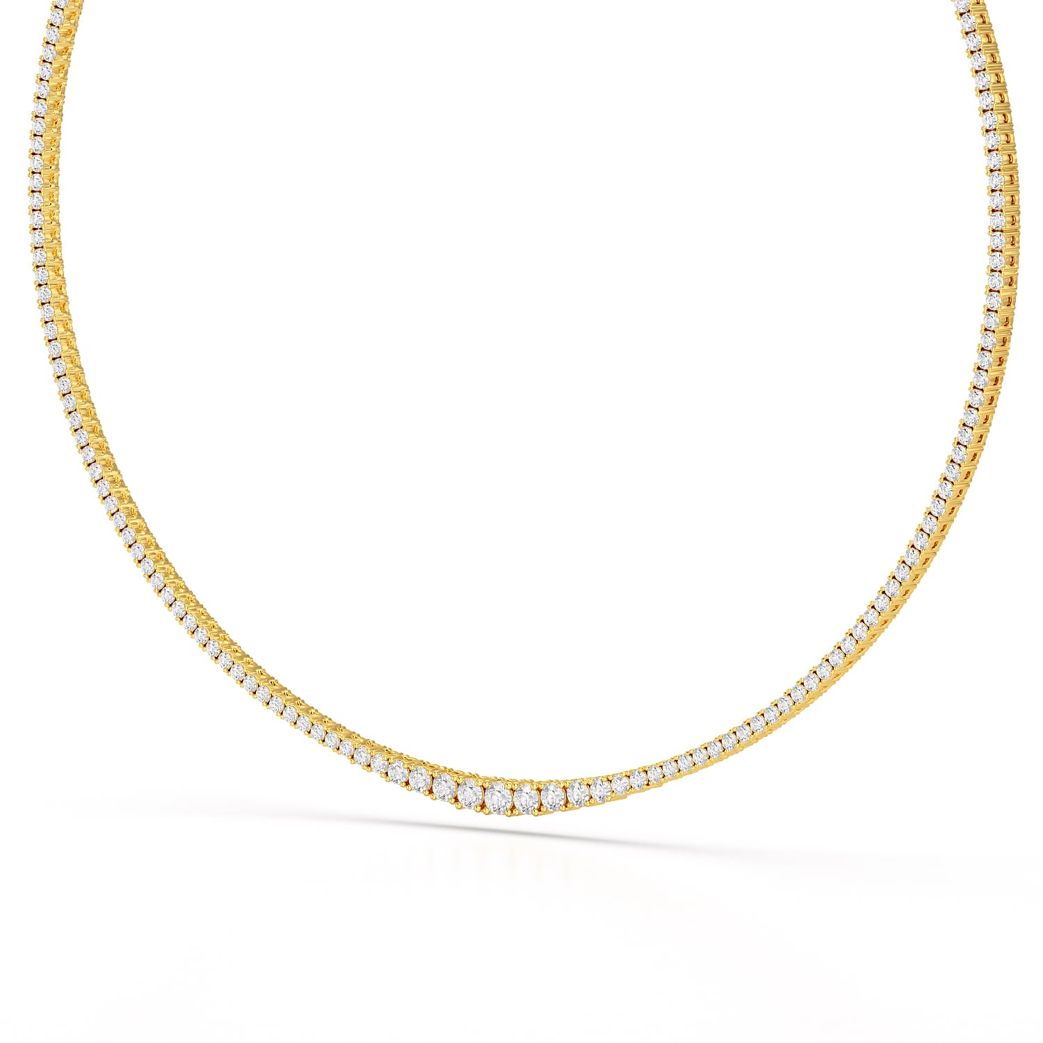 6.35 CT Riviere Necklace - Jama Jewels 