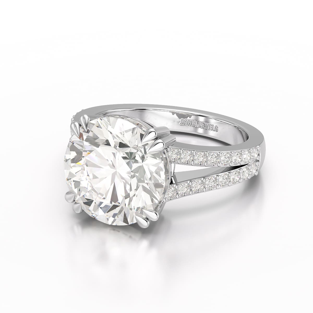 6.49 CT Solitaire Lab Diamond Ring