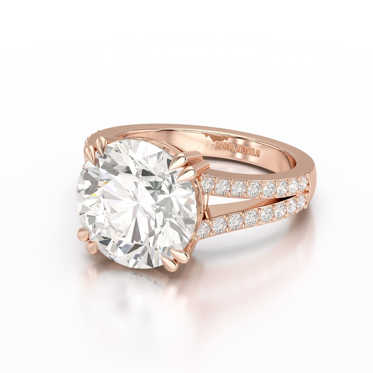 6.49 CT Solitaire Lab Diamond Ring