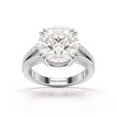 6.49 CT Solitaire Lab Diamond Ring