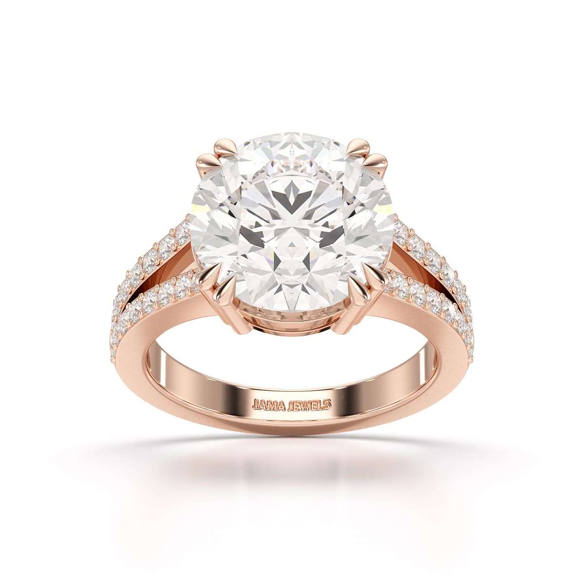 6.49 CT Solitaire Lab Diamond Ring