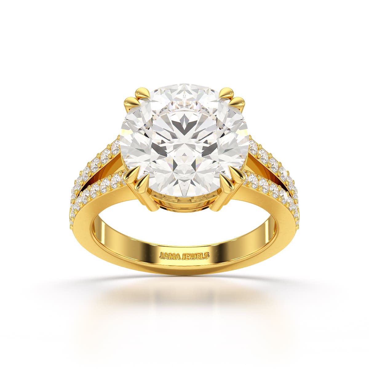 6.49 CT Solitaire Lab Diamond Ring