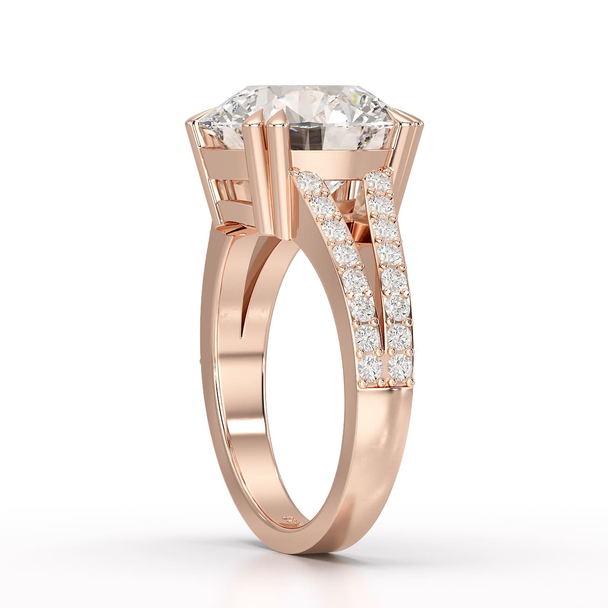 6.49 CT Solitaire Lab Diamond Ring