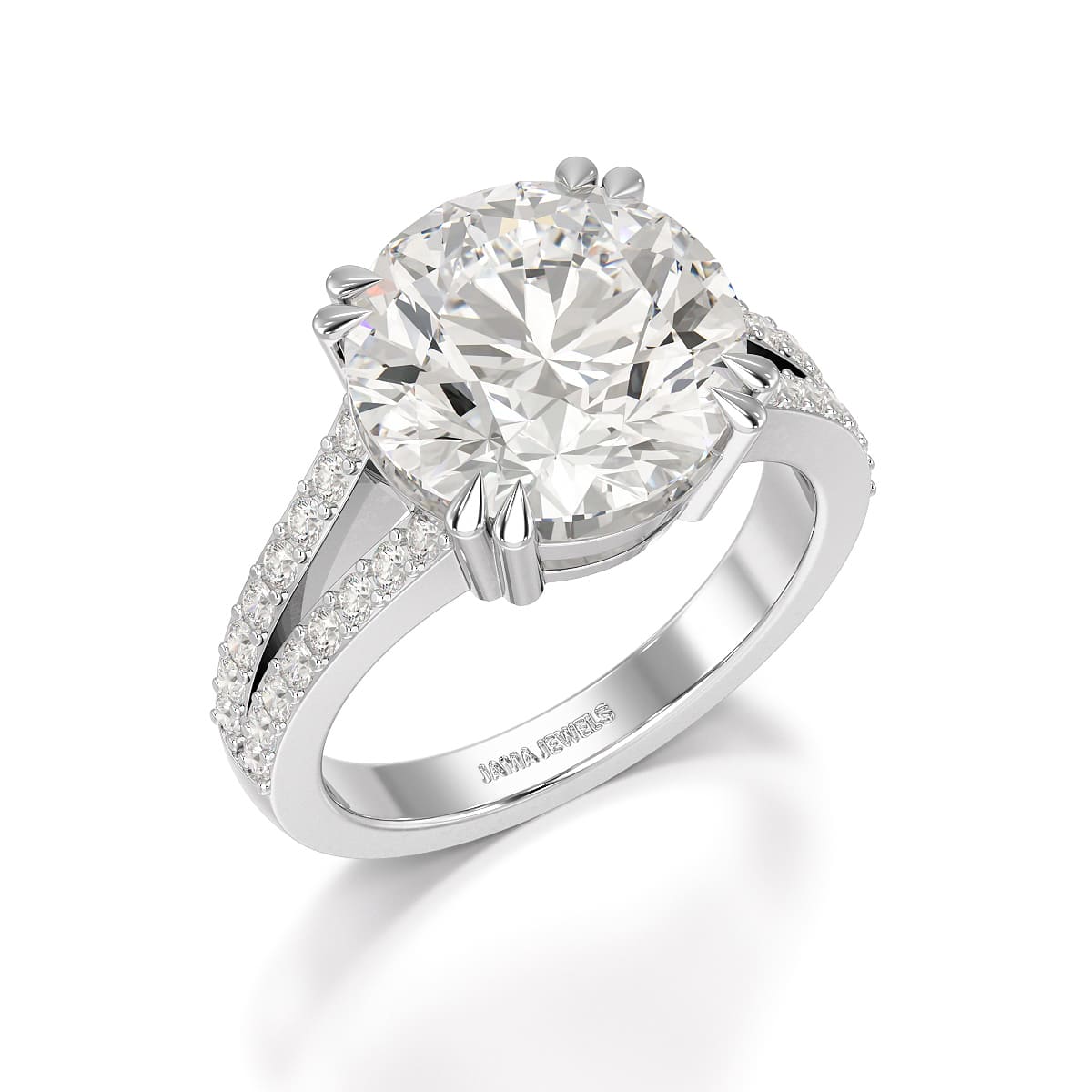 6.49 CT Solitaire Lab Diamond Ring