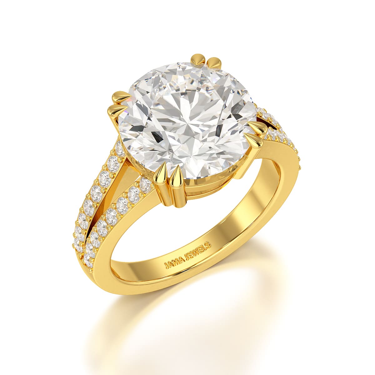 6.49 CT Solitaire Lab Diamond Ring