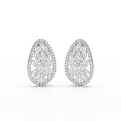 6 CT Lab Diamond Multi Shape Stud Earring