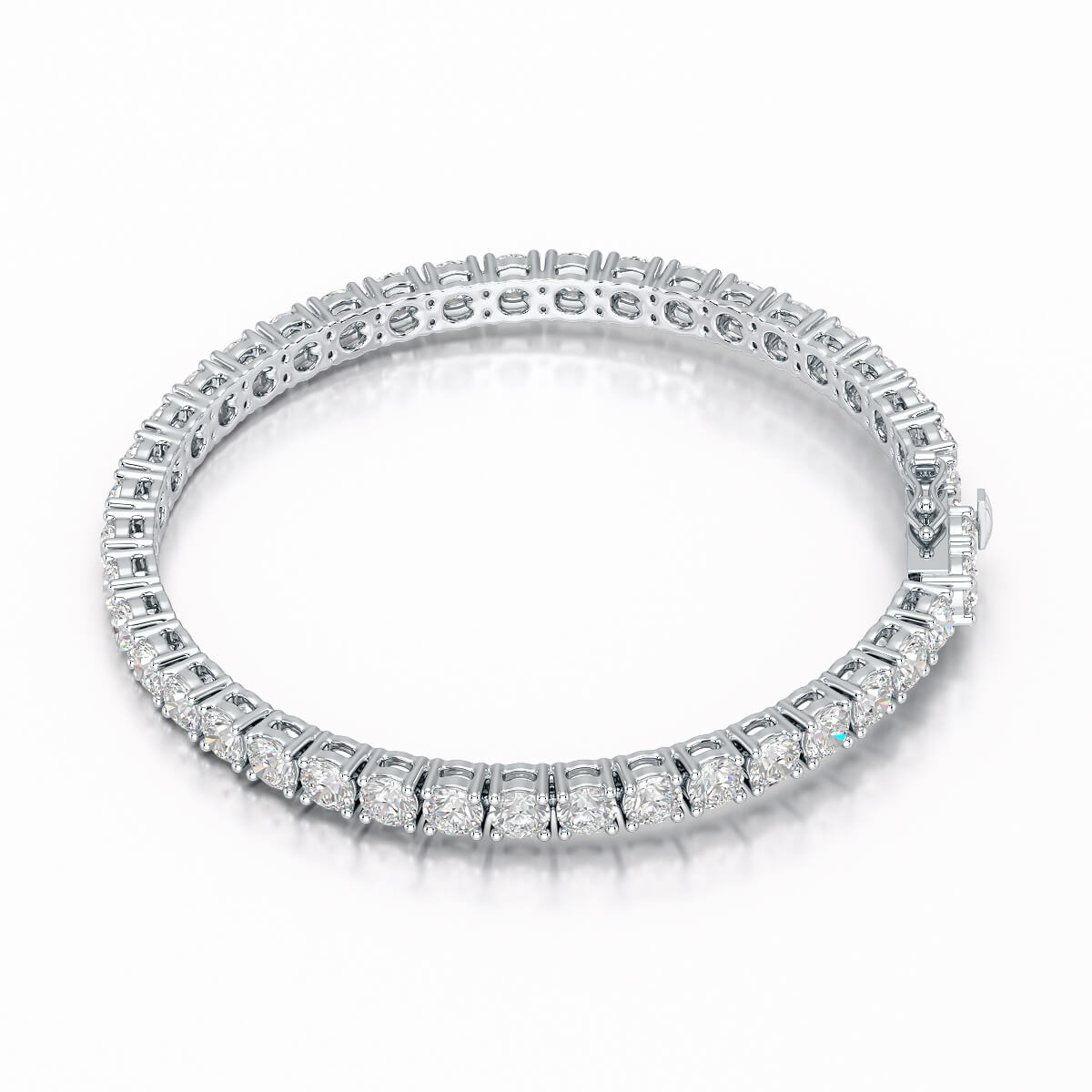 9.12 CT Lab Diamond Tennis Bracelet