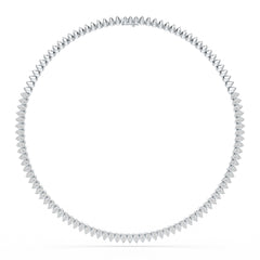 Classic White Gold 4.62 Carat Tennis Necklaces