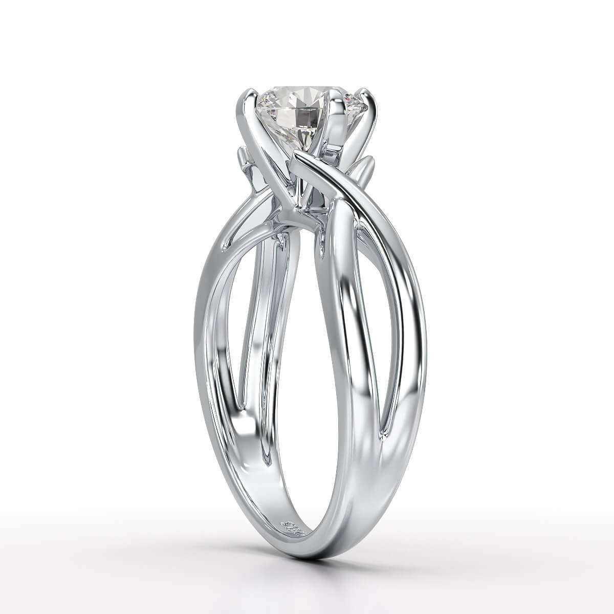 1.09 CT Solitaire Lab Diamond Engagement Ring