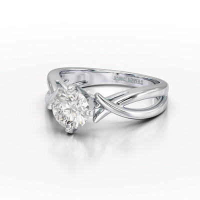 1.09 CT Solitaire Lab Diamond Engagement Ring