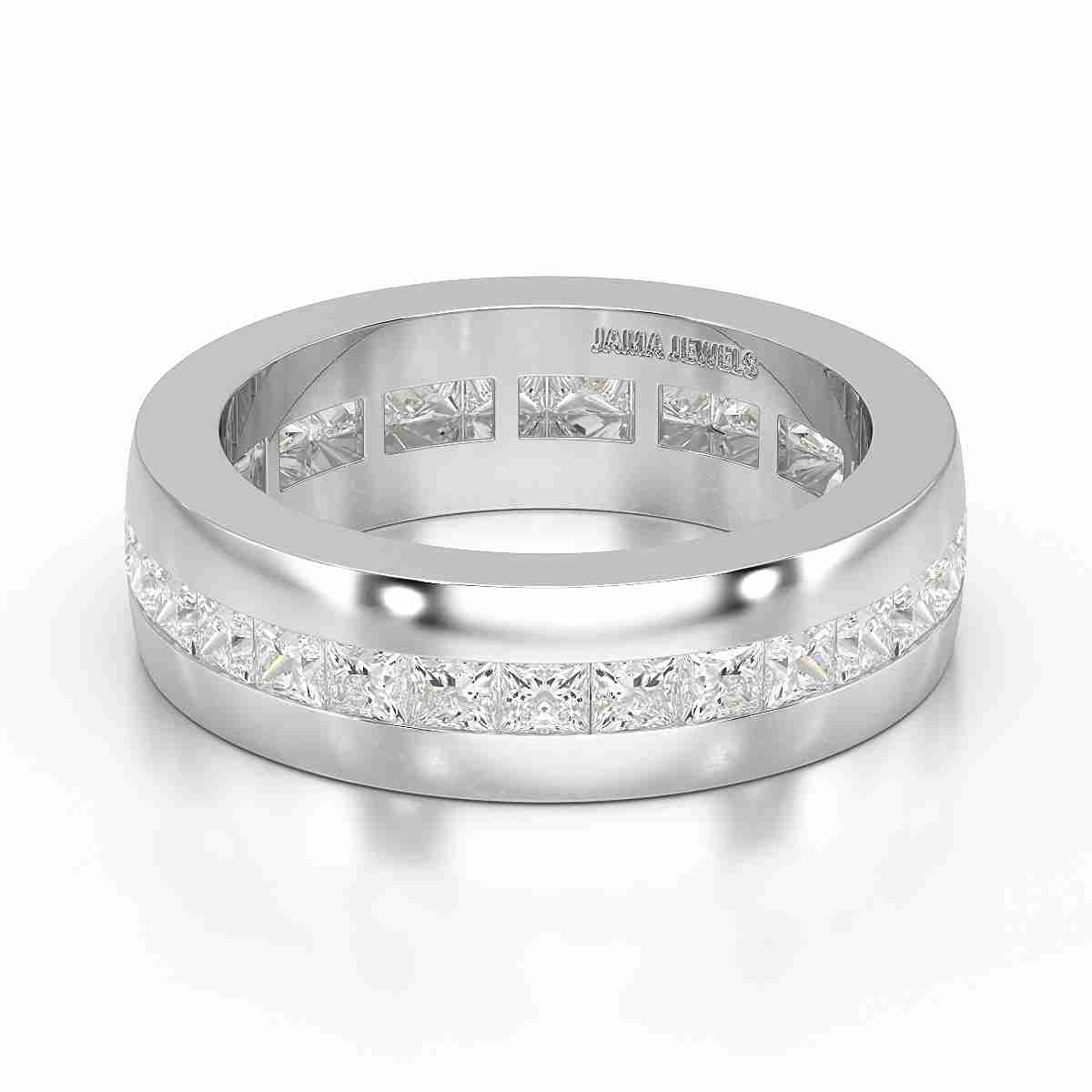0.1 CT Princess Shape Lab Diamond Men's Ring