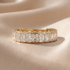 2.70 CT Radiant Eternity Diamond Ring