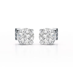 6.03 CT Lab Grown Diamond Round Earring