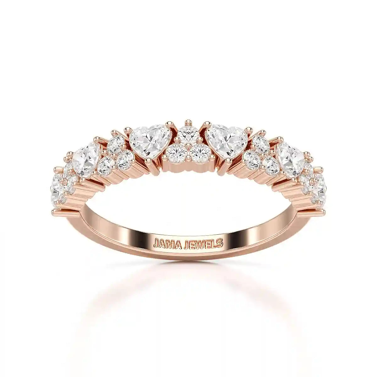 Premium Half Eternity Ring Half 10号 Premium Half Eternity Ring」Half(2PR0714)K18 リング｜スター