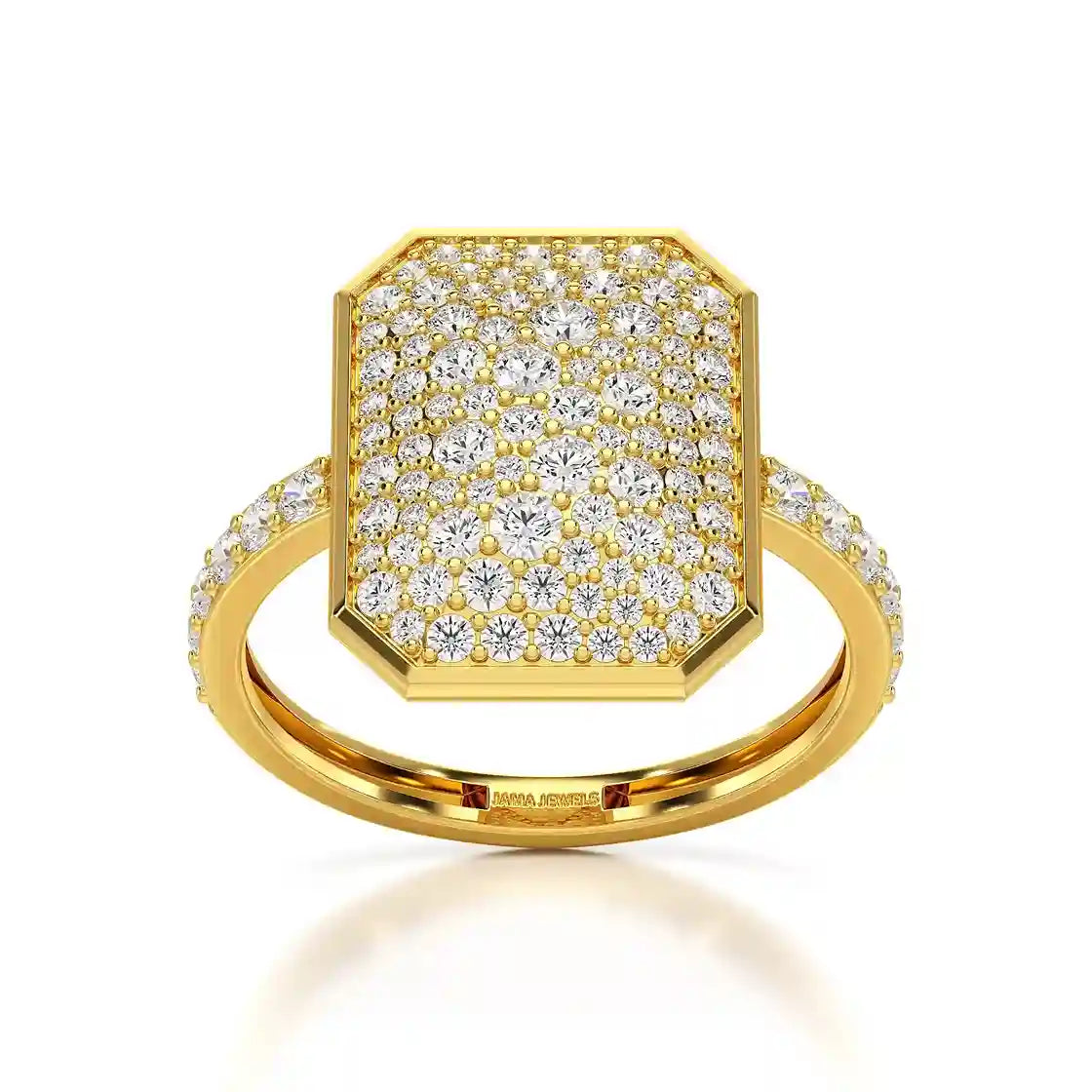 1.20 CT Octagonal Shaped Diamond Ring