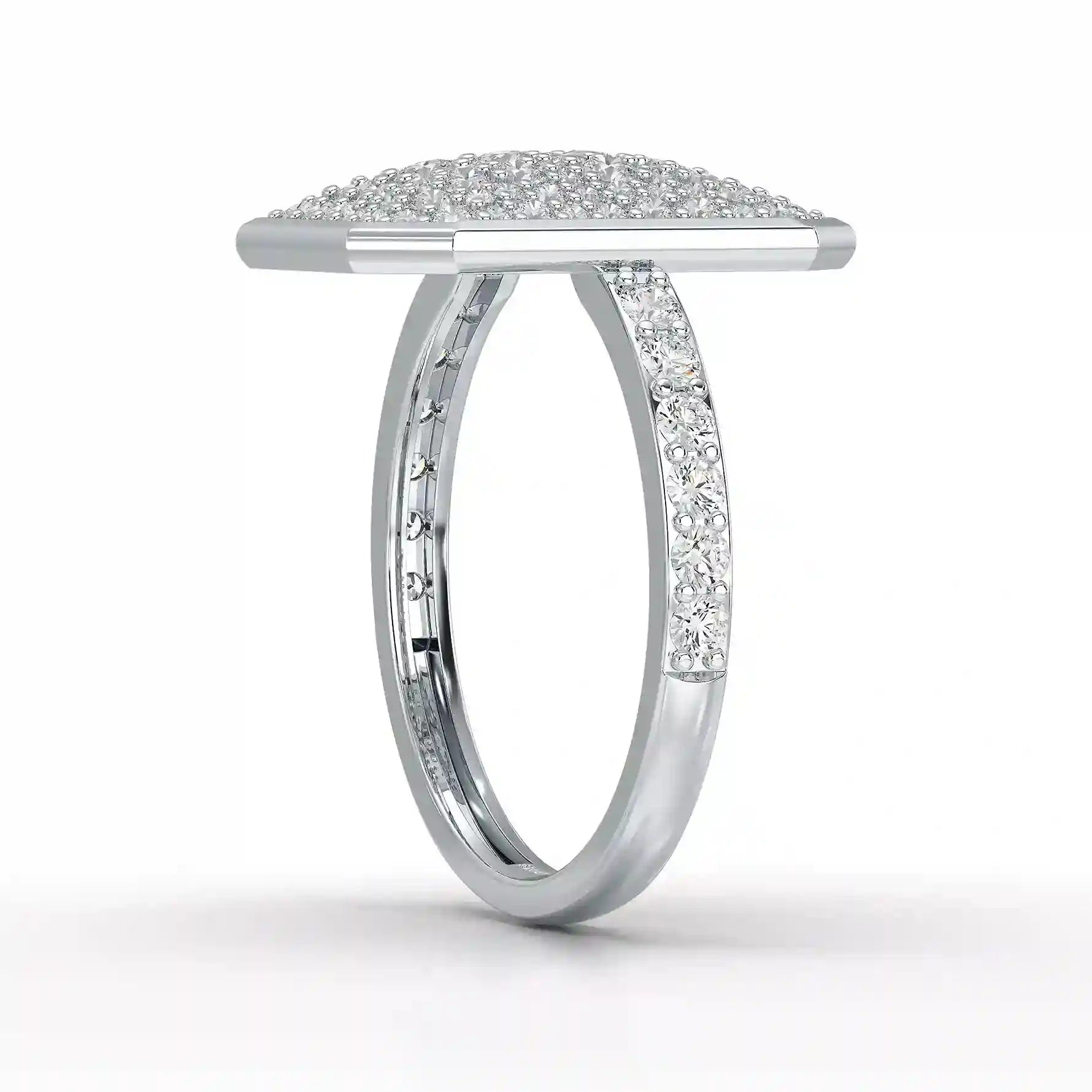 1.20 CT Octagonal Shaped Diamond Ring