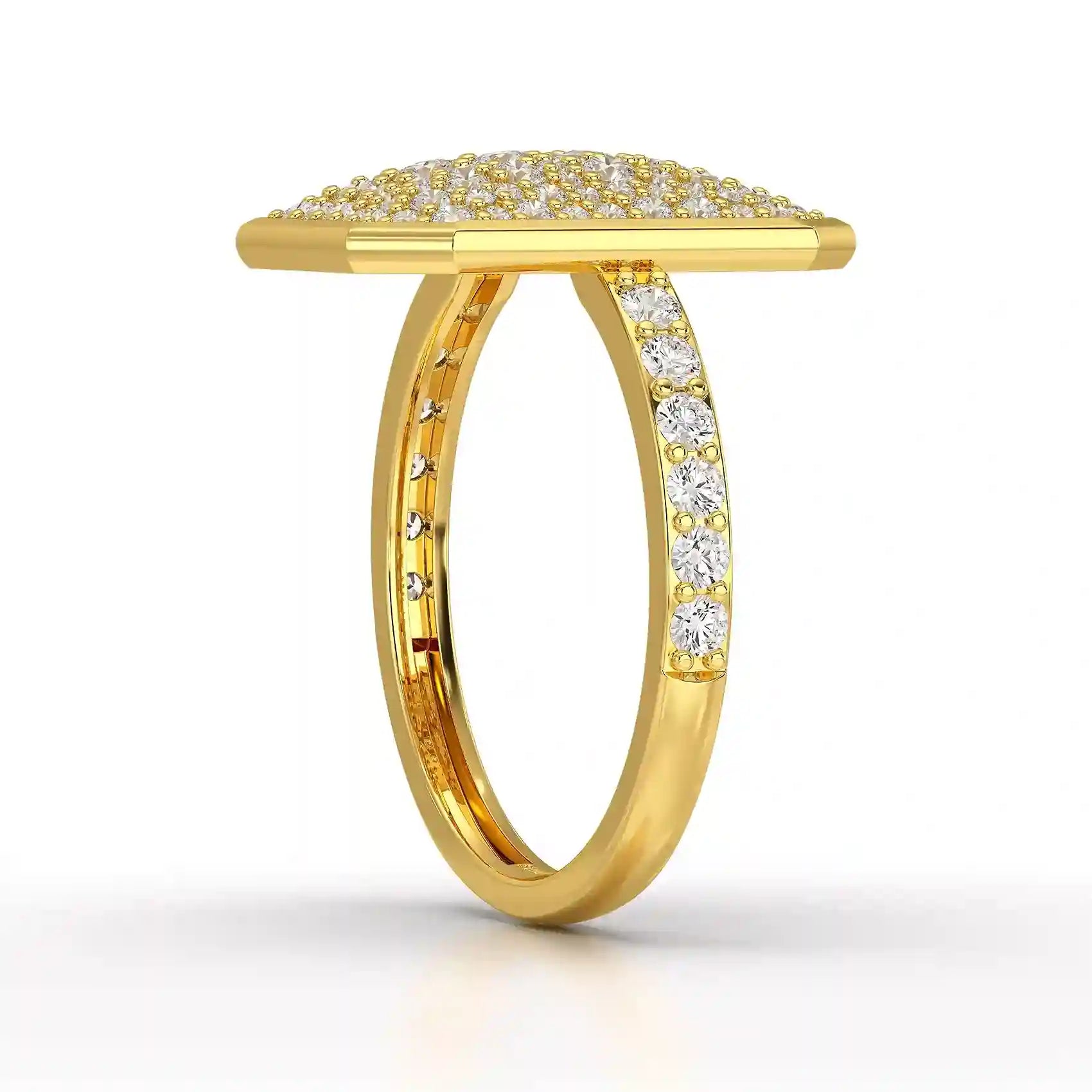 1.20 CT Octagonal Shaped Diamond Ring
