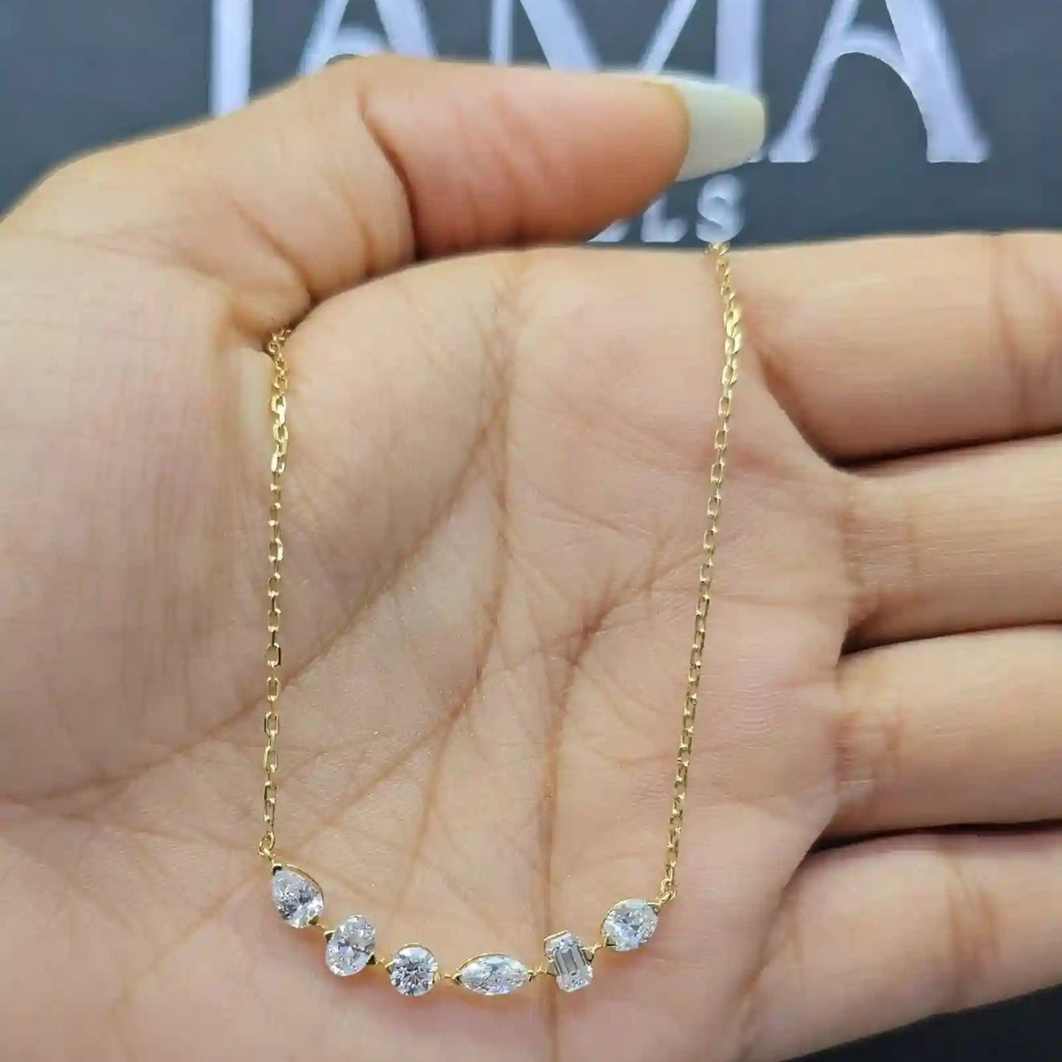 1.3 CT Lab Grown Diamond Multi Shape Pendant (Ready for Delivery)
