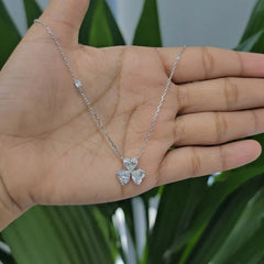 3.1 CT Flower Petal Shape Chain Pendant (Ready for Delivery)