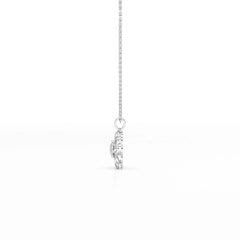 0.65 CT Heart Shape Pave Setting Pendant With Round Cut Lab Diamonds