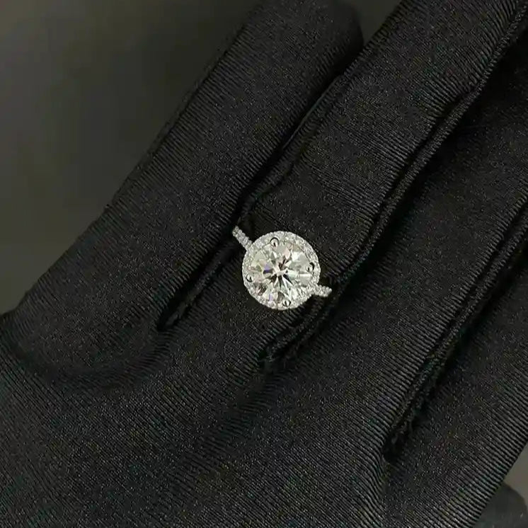 2.6 CT Round Cut Lab Diamond Ring (Ready for Delivery)