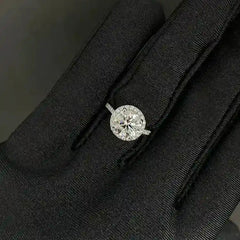 2.6 CT Round Cut Lab Diamond Ring (Ready for Delivery)