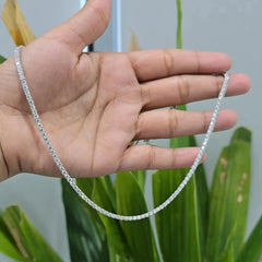 9.85 CT Round Cut Diamond Tennis Necklace (Ready for Delivery) Jama Jewels