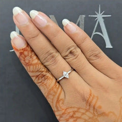 0.30 CT Marquise Cut Solitaire Lab Diamond Ring (Ready for Delivery) Jama Jewels