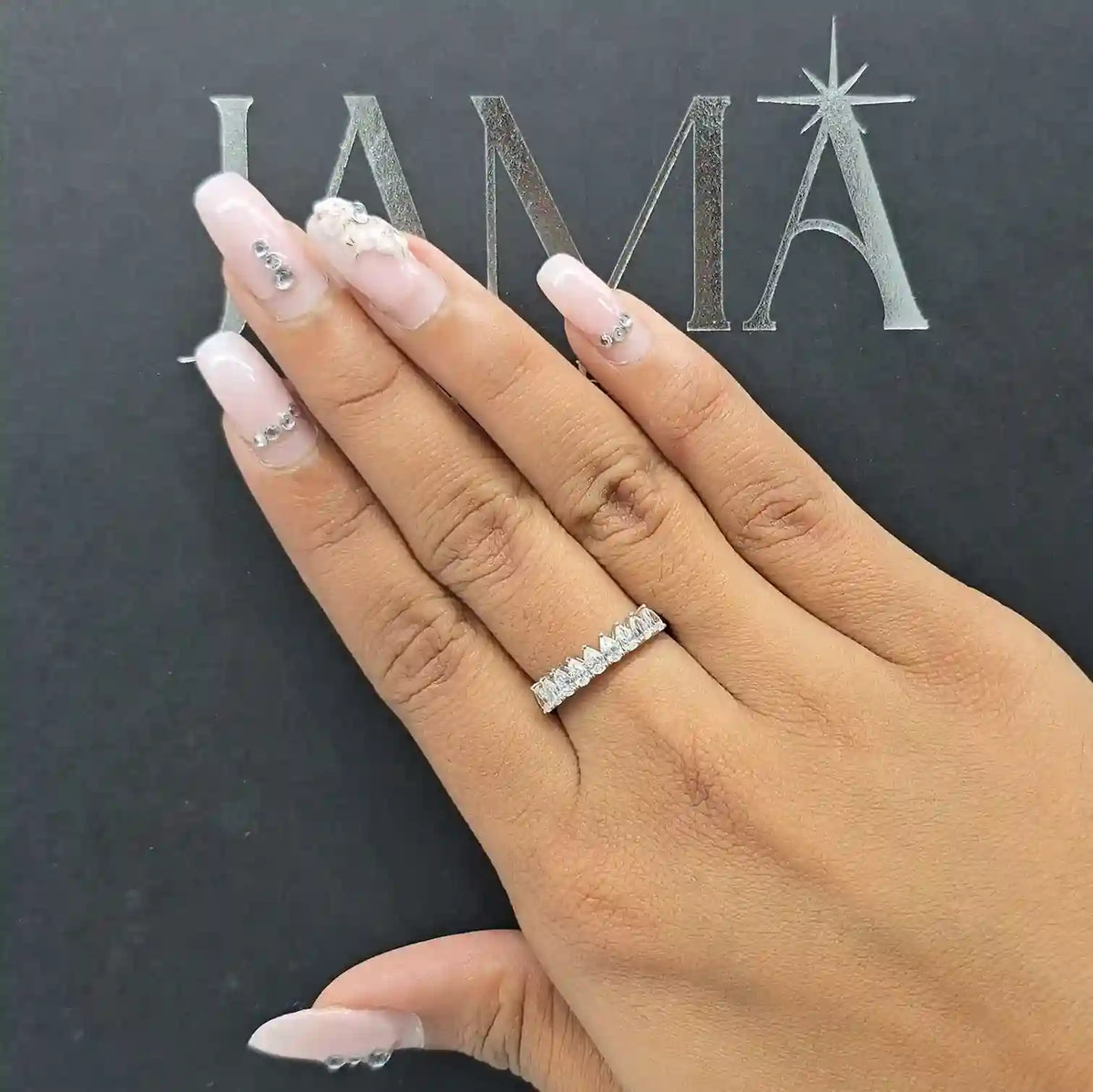 0.70 CT Pear Cut Lab Diamond Ring (Ready for Delivery)