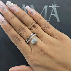 1.49 CT Emerald Cut Lab Diamond Ring (Ready for Delivery) Jama Jewels