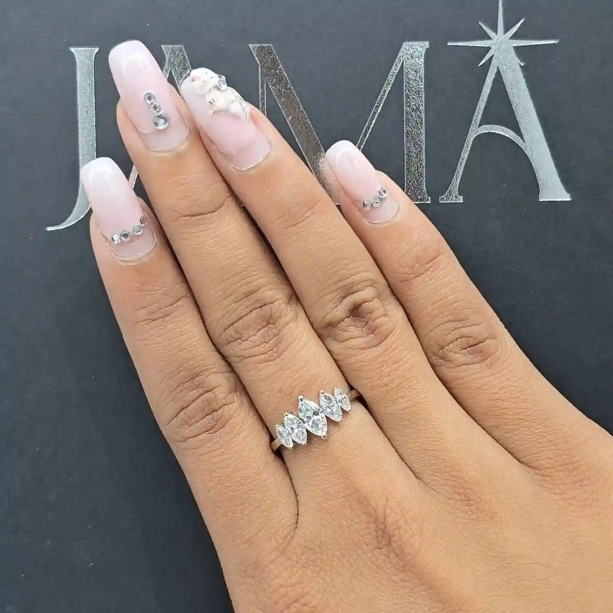 1 .05 CT Marquise Cut Lab Diamond Ring (Ready for Delivery)