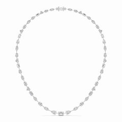 26.26 CT Lab Diamond Emerald Necklace