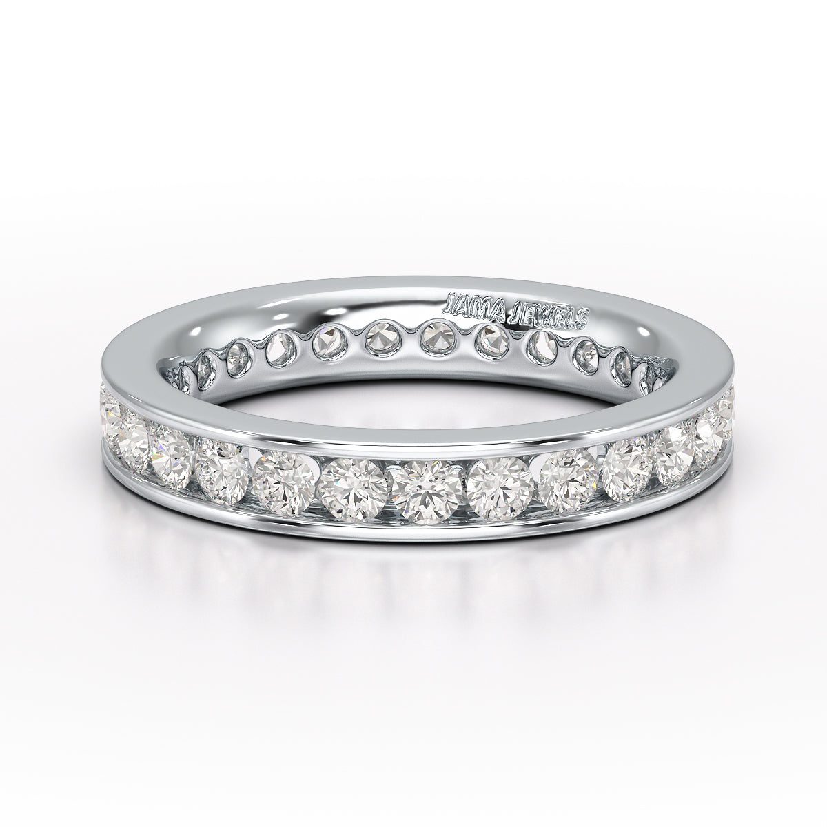 Simple Wedding Band 1.26 CT Lab Diamond Ring