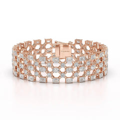 18.3 CT Multi Shape Lab Diamond Bracelet Jama Jewels