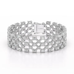 18.3 CT Multi Shape Lab Diamond Bracelet