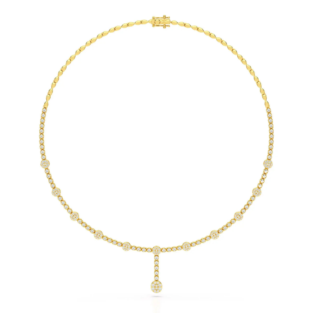 2.4 CT Lab Diamond Drop Necklace Jama Jewels