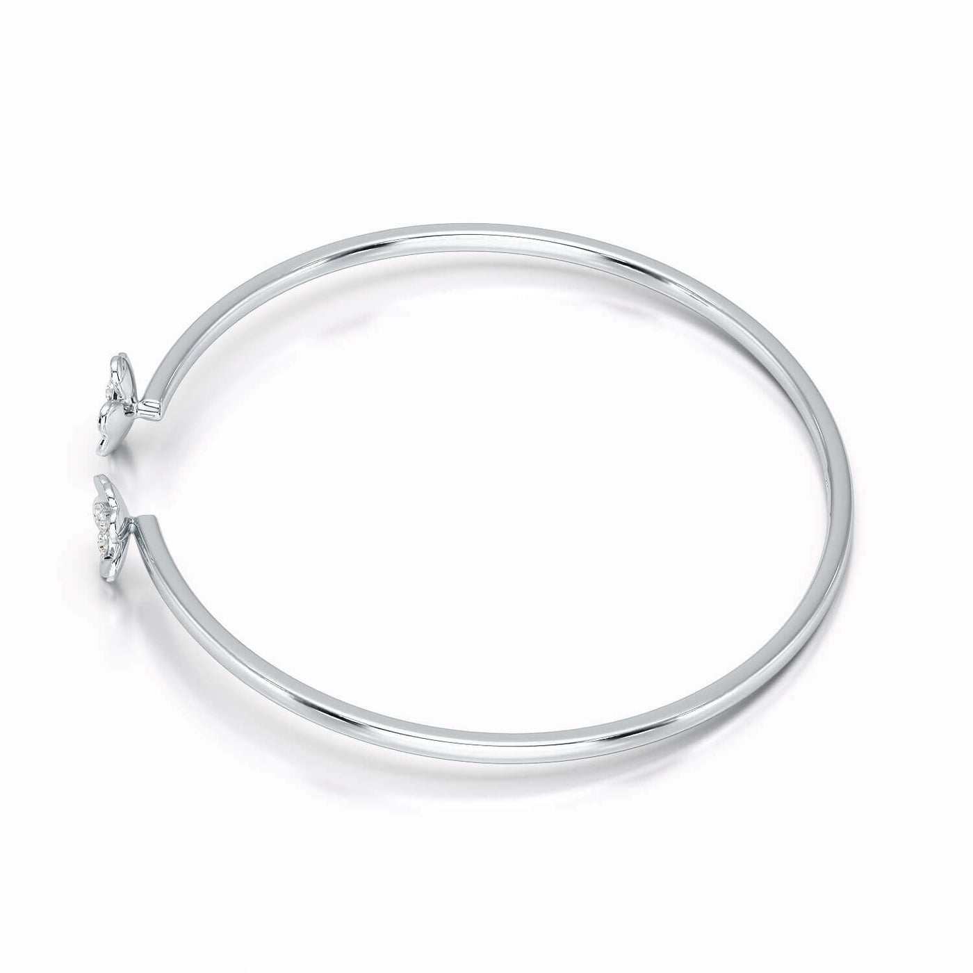 0.23 CT Elegant Round Lab Diamond Bangle