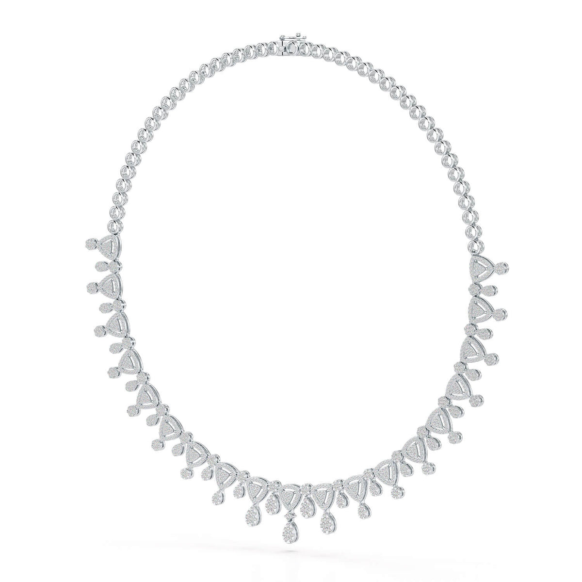 5 CT Lab Grown Diamond Bridal Necklace