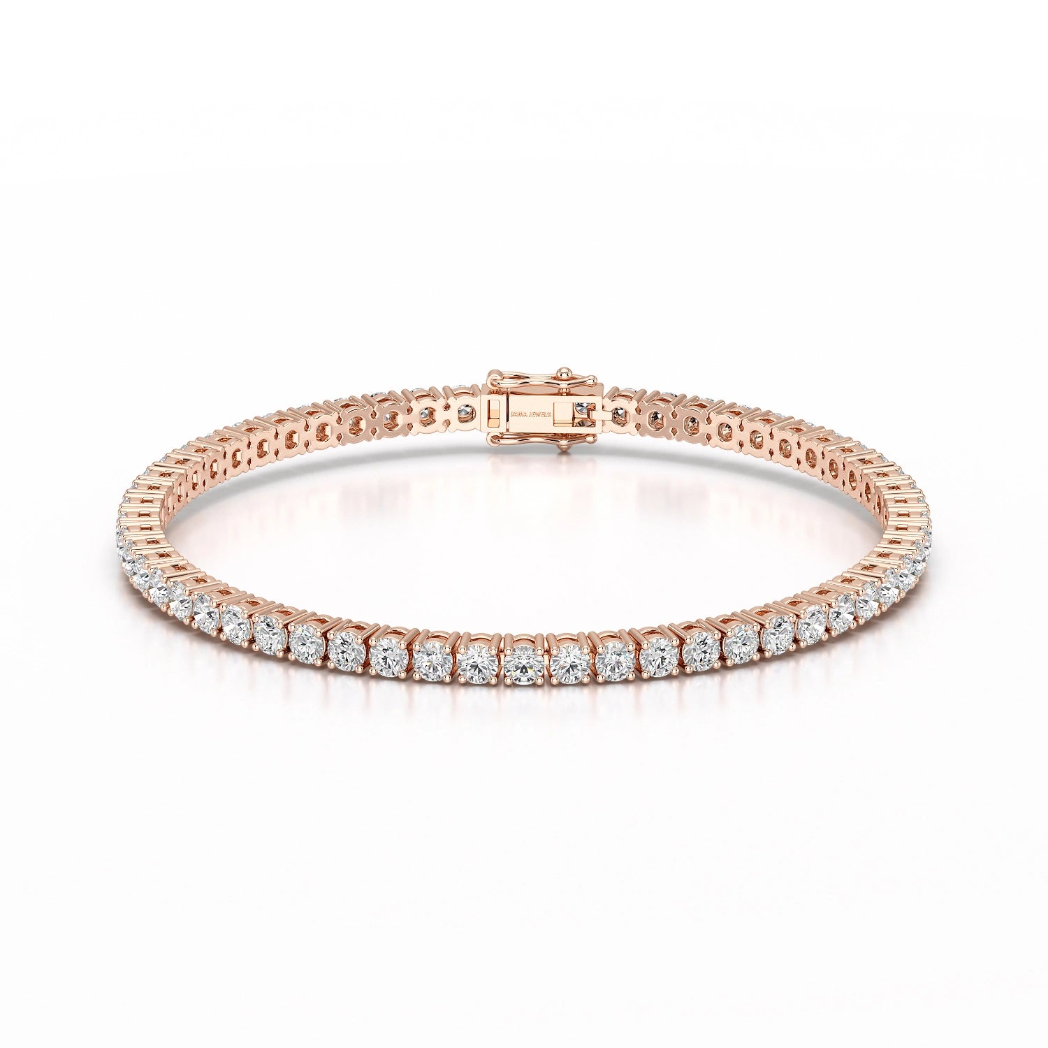 CT Round cut Lab Diamond Tennis Bracelet – Jama Jewels