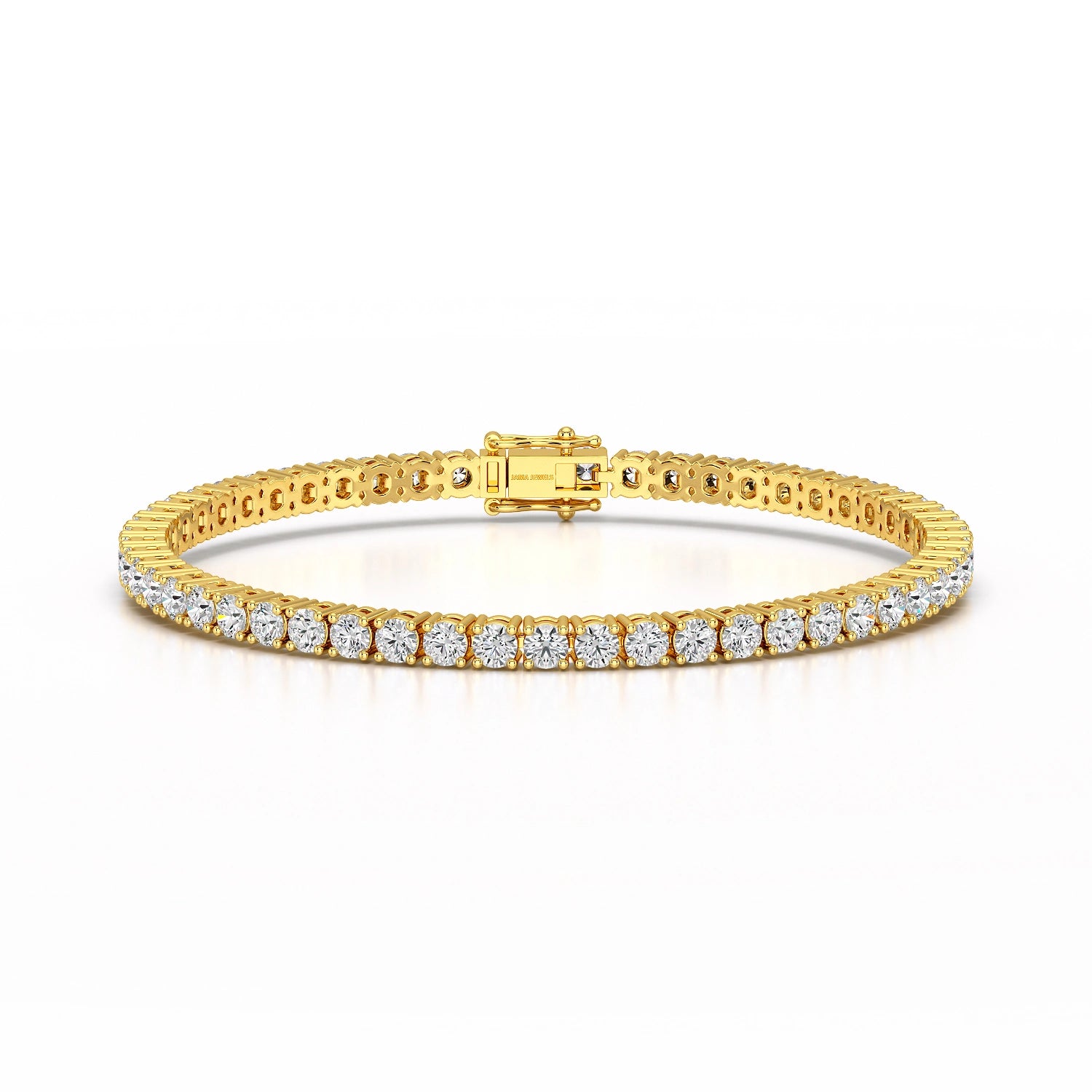 7 CT Round cut Lab Diamond Tennis Bracelet