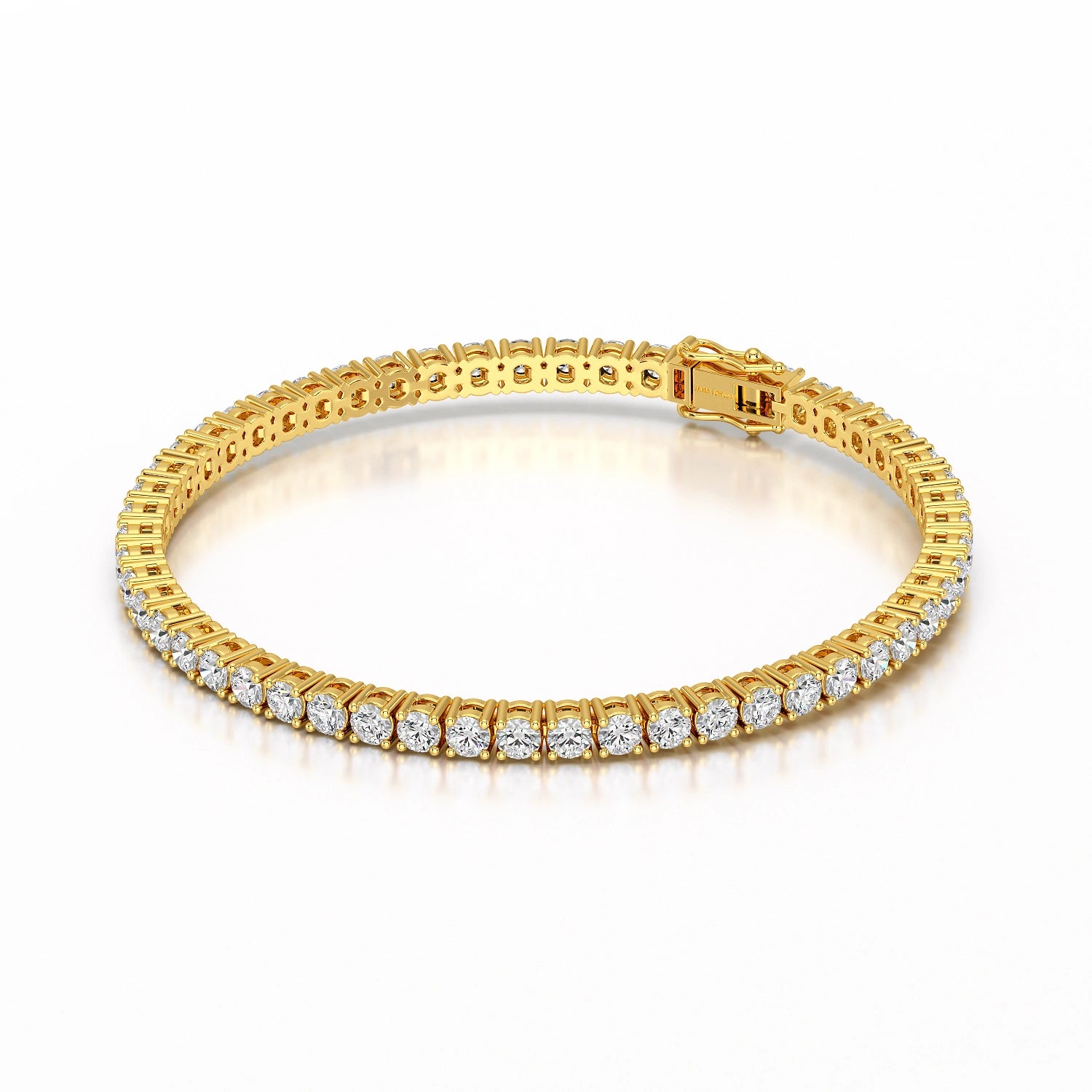 7 CT Round cut Lab Diamond Tennis Bracelet