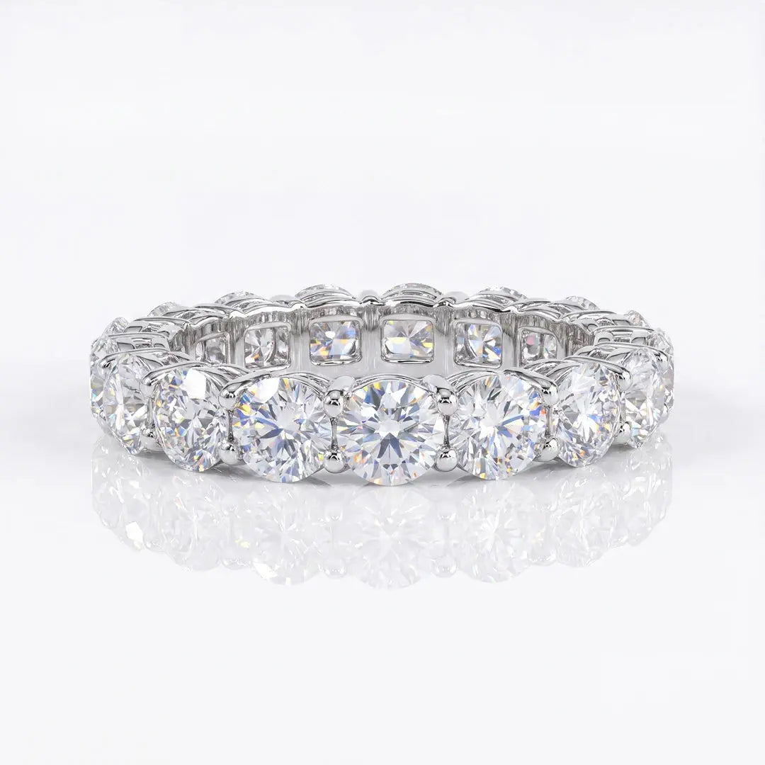 4.20 CT Round Diamond Eternity Band