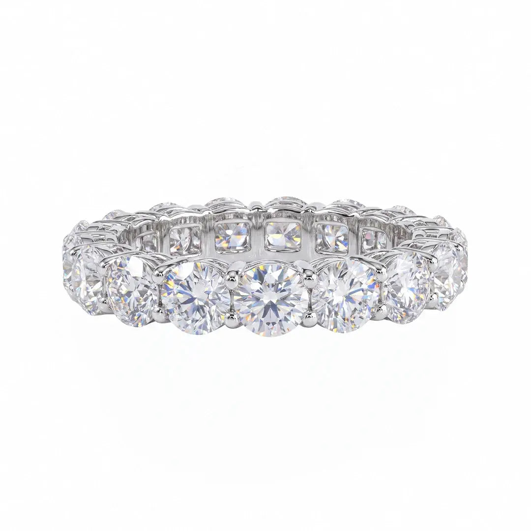 4.20 CT Round Diamond Eternity Band