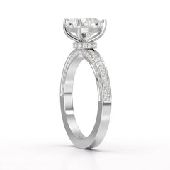 2.53CT Heart Cut Lab Diamond Ring