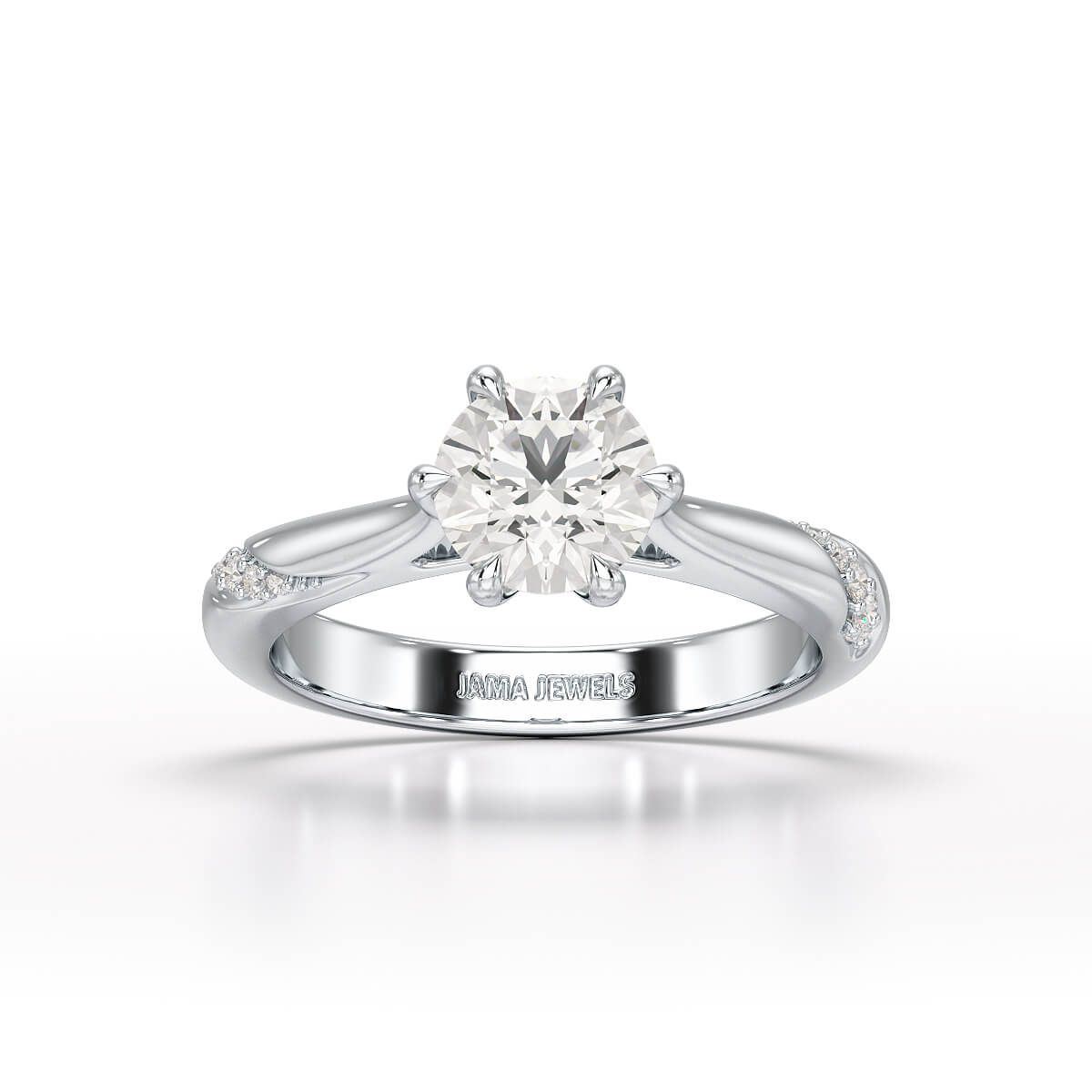 Elegant 1.16 CT Lab Diamond Solitaire Ring
